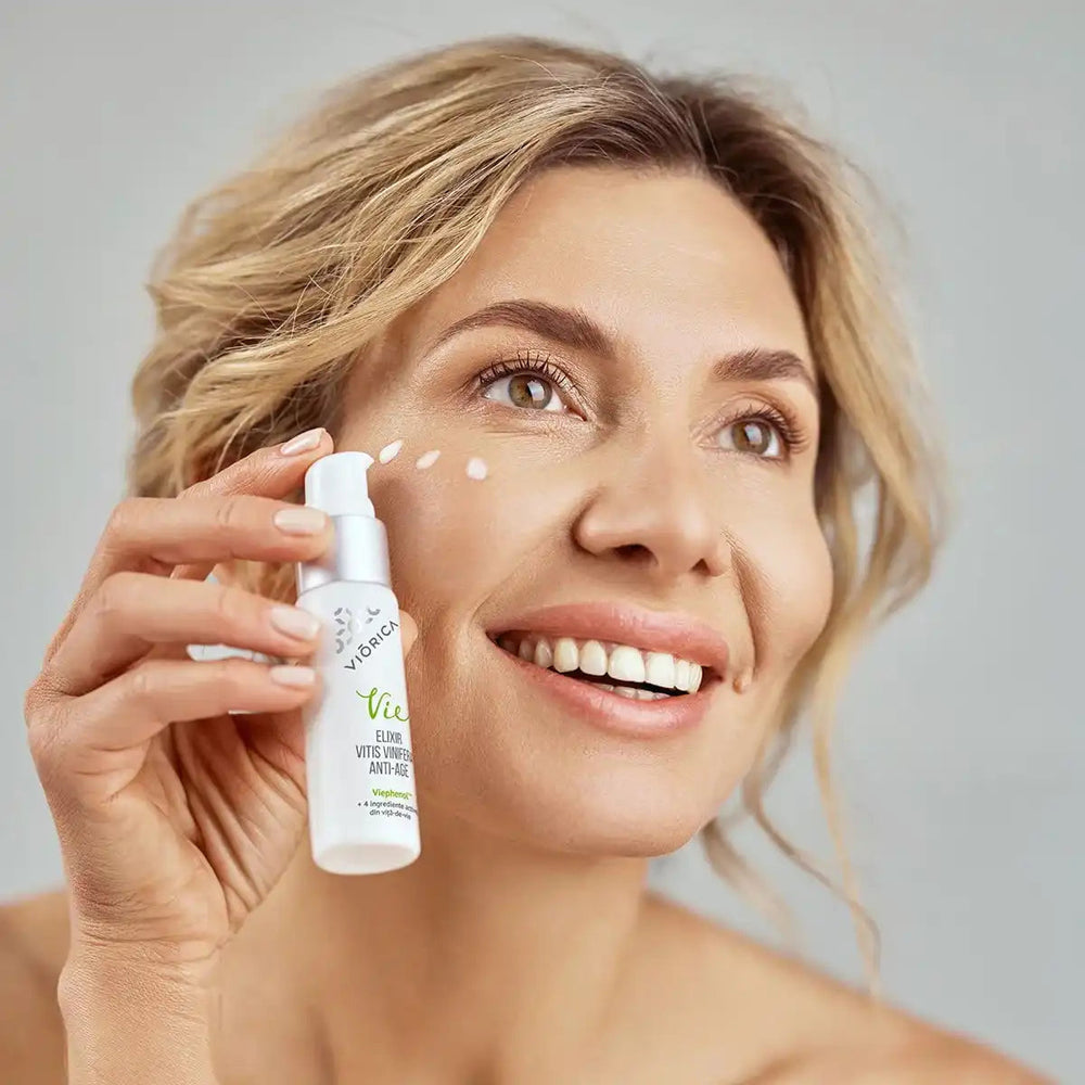 Elixir Vitis Vinifera: 5 ingrediente - 5 soluții pentru un ten mai tânăr