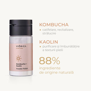 Pudră purificatoare Kombucha + Kaolin, Perfect Glow