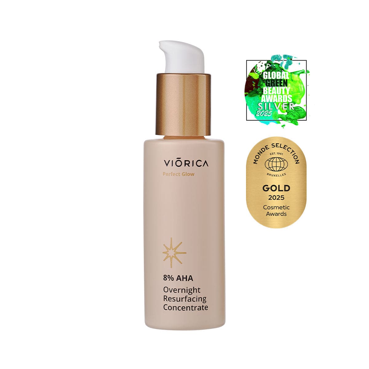 Concentrat de noapte cu efect de reînnoire 8% AHA, Perfect Glow