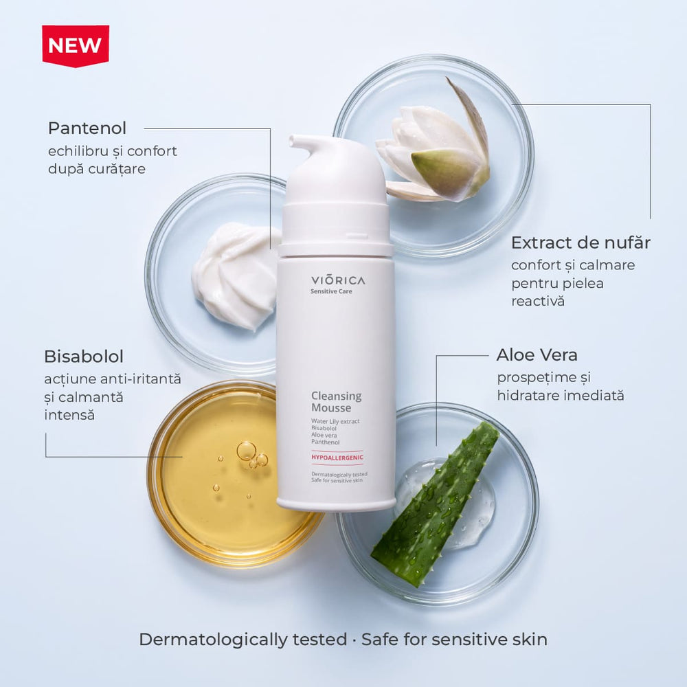 Mousse de curățare, Sensitive Care