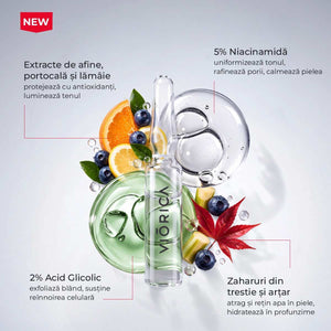Curs de fiole pentru reînnoirea pielii în 20 de zile