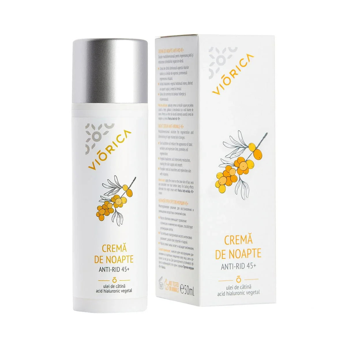 Crema de noapte anti-rid 45+