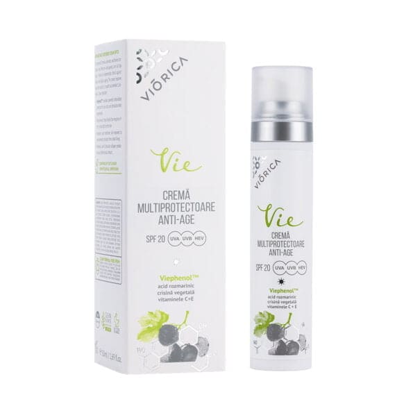 Cremă Multiprotectoare Anti-Age SPF20, Viorica Vie