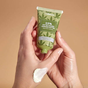 Cremă de mâini cu 15% Unt de Canabis