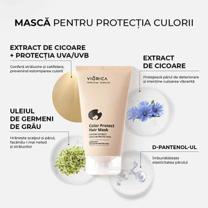 Mască pentru Viorica Cosmetic protecția culorii, Viorica