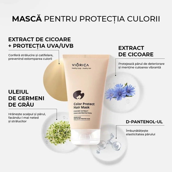 Mască pentru Viorica Cosmetic protecția culorii, Viorica