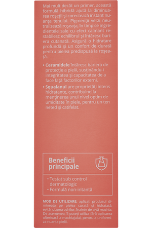 SOS Corector de roșeață Ceramide + Squalan