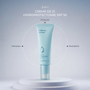 Cremă de zi Hidroprotectoare SPF 50, HydroBiotic