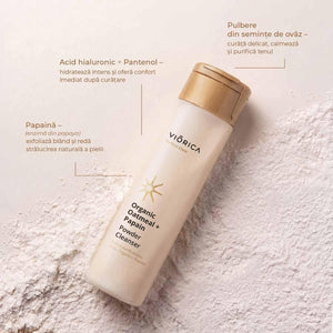 Pudră purificatoare Ovăz Organic + Papain, Perfect Glow