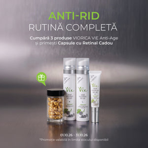 Rutina completă Viorica Vie Anti-Age + Ser Capsule Cadou