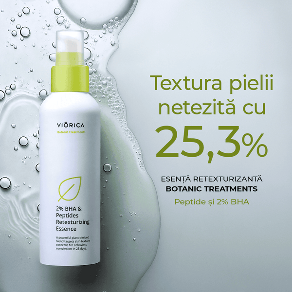 Esenţă retexturizantă cu peptide şi 2% BHA, Botanic Treatments