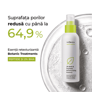 Esenţă retexturizantă cu peptide şi 2% BHA, Botanic Treatments